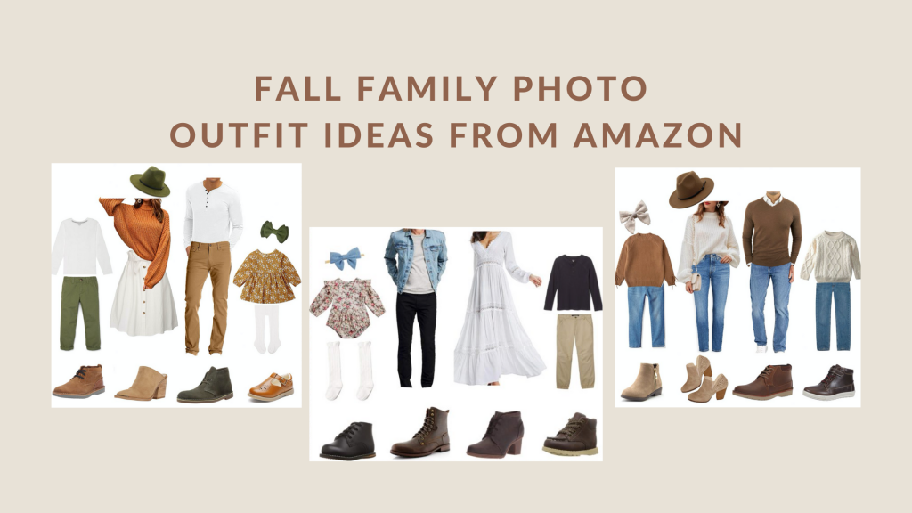 FALL FAMILY PHOTO OUTFIT IDEAS FROM AMAZON 2023